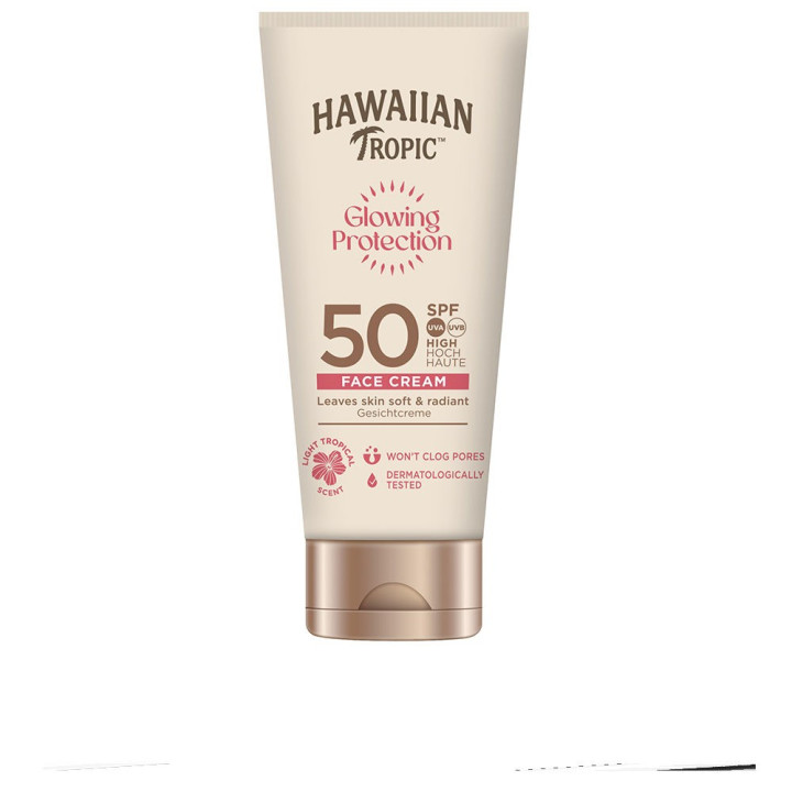 Crema faciala cu protectie solara HAWAIIAN Tropic GLOWING PROTECTION SPF50 50 ml