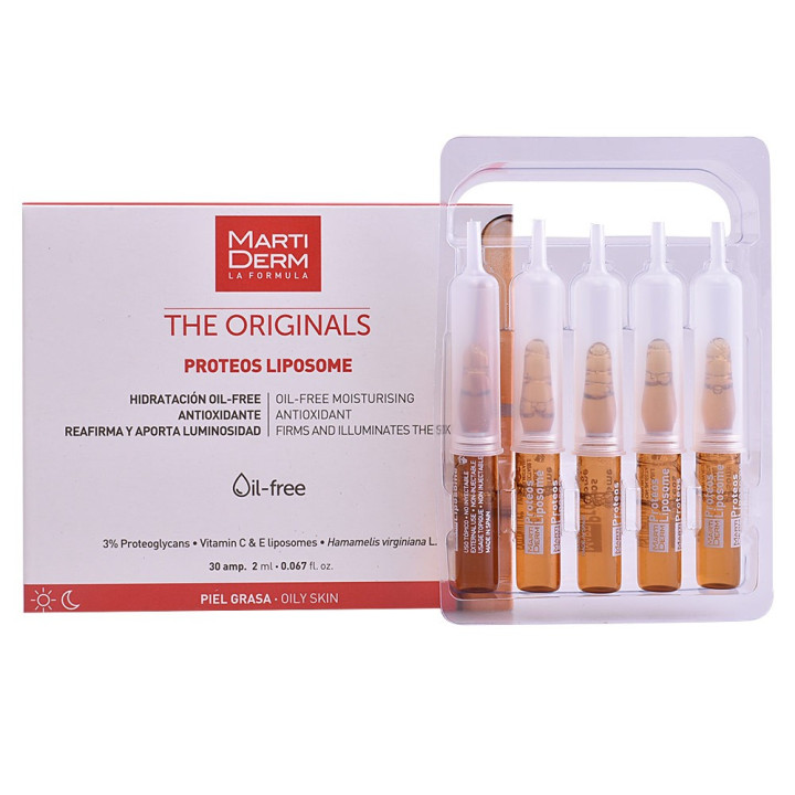 Fiole antioxidante si revitalizante pentru ten MARTIDERM THE ORIGINALS PROTEOS LIPOSOME 60 ml