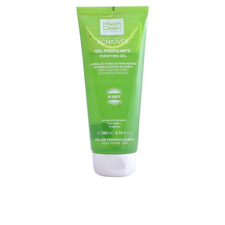 Gel purifiant pentru ten gras si acneic MARTIDERM ACNIOVER 200 ml