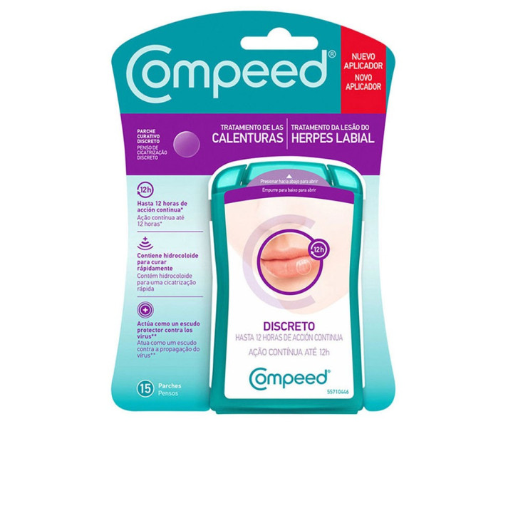 Plasturi invizibili pentru herpes Compeed CALENTURAS-HERPES LABIAL 15 buc