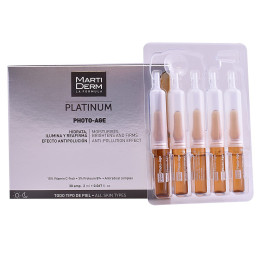 Set Capsule faciale cu efect de iluminare Martiderm PLATINUM PHOTO-AGE 30 x 2 ml