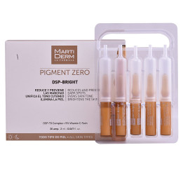 Set Fiole depigmentante pentru uniformizarea si iluminarea tenului MARTIDERM PIGMENT ZERO DSP-BRIGHT 60 ml