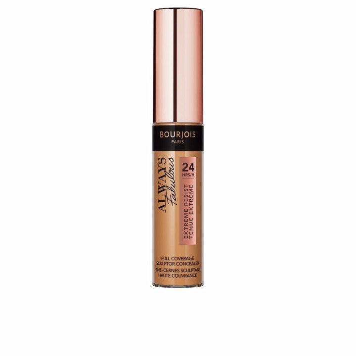 Corector cu acoperire completa si efect de iluminare Bourjois ALWAYS FABULOUS 400 bej mediu cu subton auriu 6 ml