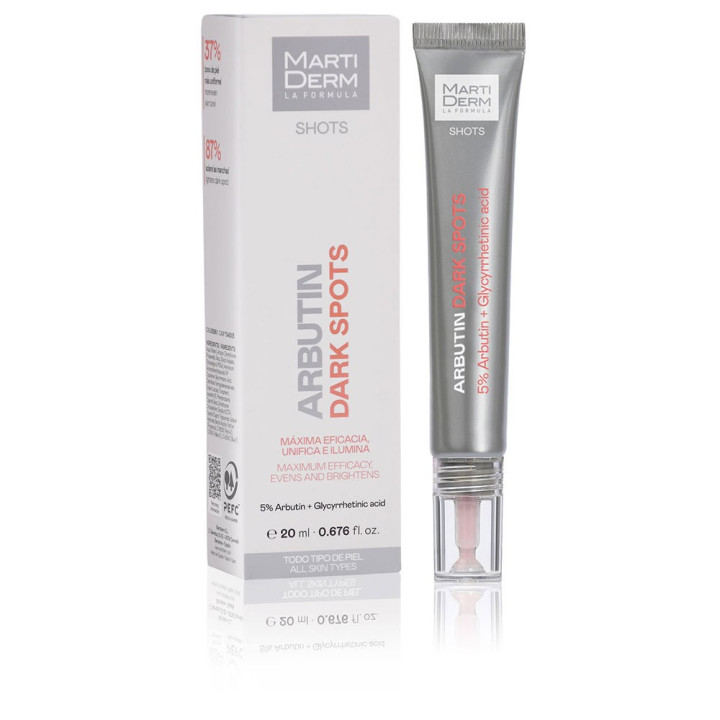 Crema pentru ingrijirea petelor pigmentare si uniformizarea tenului MARTIDERM SHOT ARBUTIN DARK SPOTS 20 ml