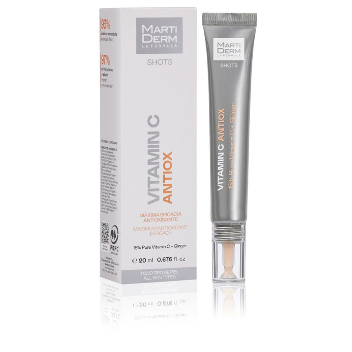 Balsam facial antioxidant si revitalizant cu vitamina C MARTIDERM SHOT VITAMINC ANTIOX 20 ml