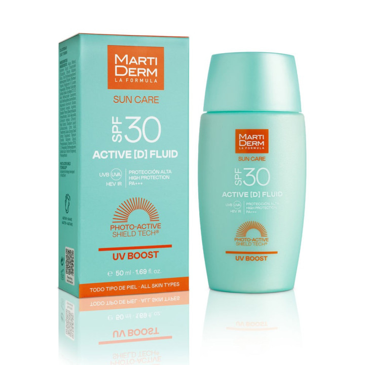 Fluid de protectie solara pentru ten MARTIDERM SUN CARE ACTIVE [D] SPF30 50 ml