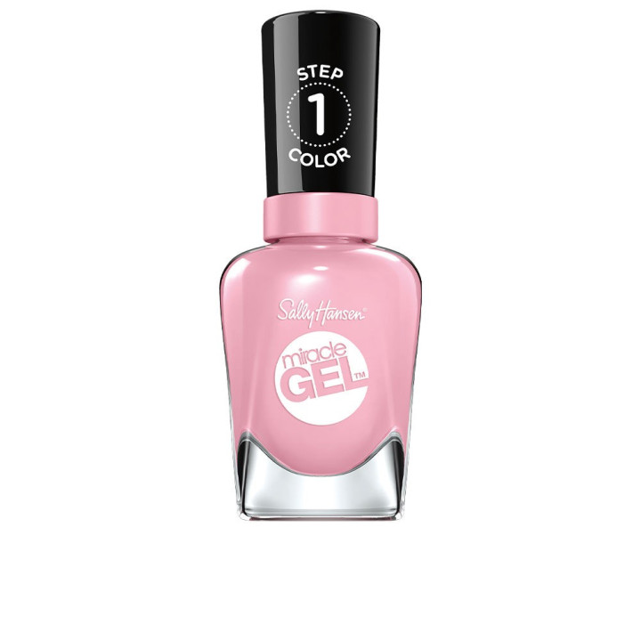 Lac de unghii cu finisaj tip gel lucios, Sally Hansen Miracle Gel, 160 Pinky Promise, 14.7 ml 