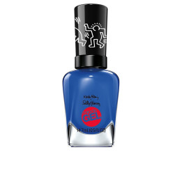Lac de unghii cu finisaj lucios, Sally Hansen Miracle Gel Keita Hani, 925 Draw Blue In, 14.7 ml 