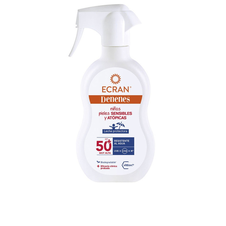 Lapte protector pentru ten si corp Denenes ECRAN DENENES SENSITIVE SPF50+ 300 ml