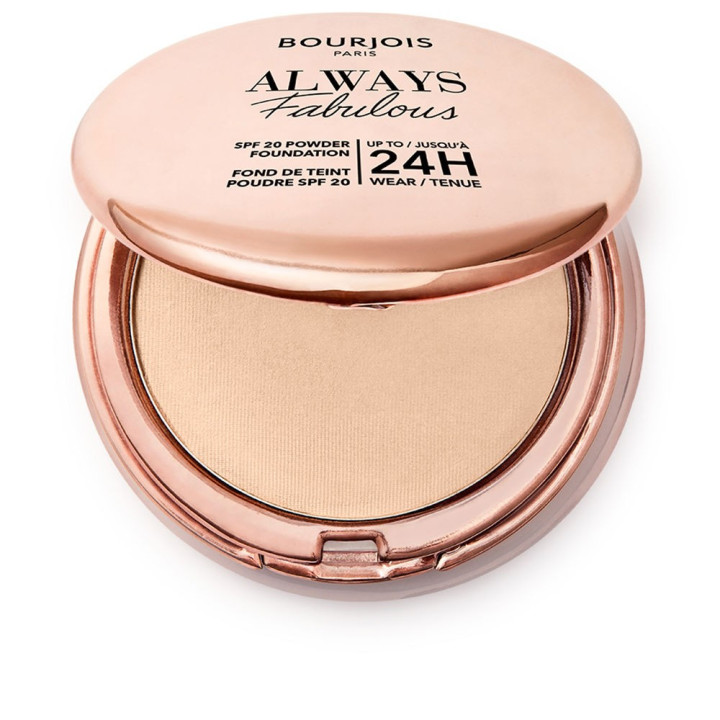 Pudra compacta cu acoperire medie spre mare SPF20 Bourjois ALWAYS FABULOUS 210 vanilla 7 g