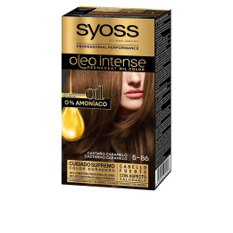 Vopsea de par fara amoniac Syoss OLEO INTENSE 5.86 caramel castan