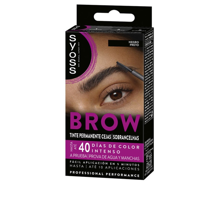 BROW TINT permanent eyebrows #Black 1 u