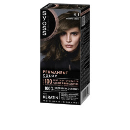Vopsea permanenta de par Syoss PERMANENT COLOR 4.1 castaniu mediu 