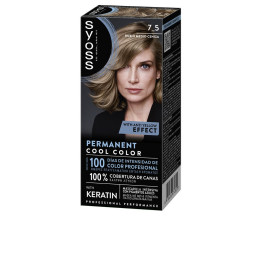 Vopsea permanenta pentru nuante reci Syoss PERMANENT COOL COLOR 7.5 blond cenusiu mediu
