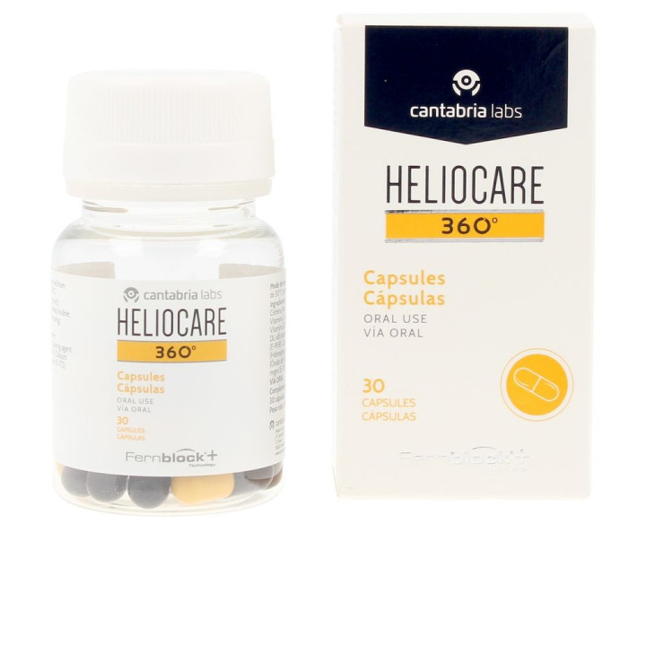Supliment alimentar pentru protectia pielii impotriva radiatiilor solare HELIOCARE 360° 30 capsule