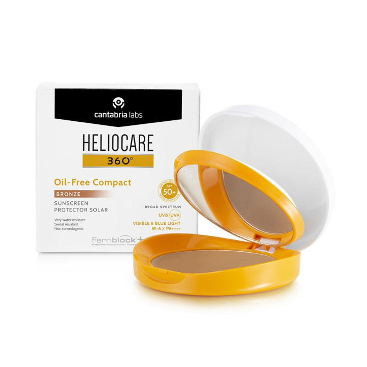 Pudra compacta cu protectie solara HELIOCARE 360º SPF50 bronze 10 g