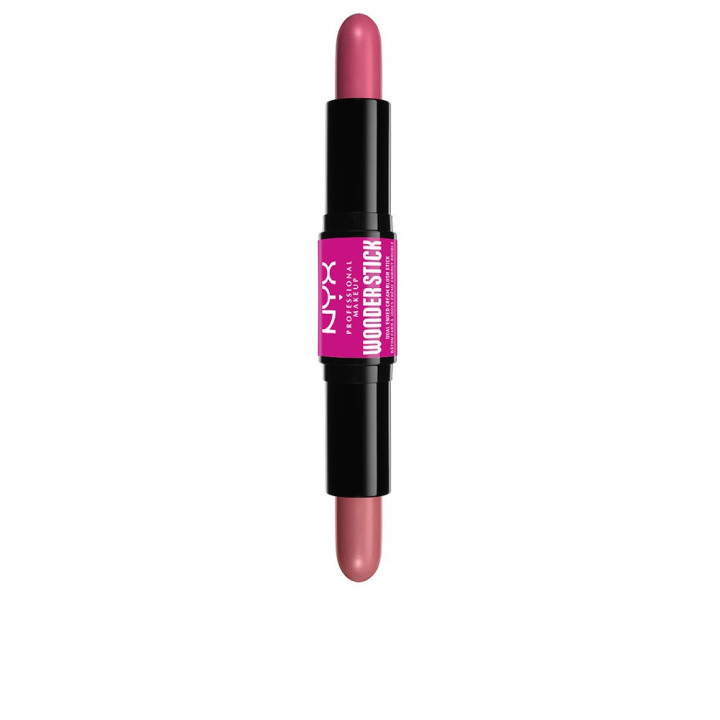 Stick fard de obraz 2 in 1 NYX WONDER STICK BLUSH light peach and baby pink 4 g