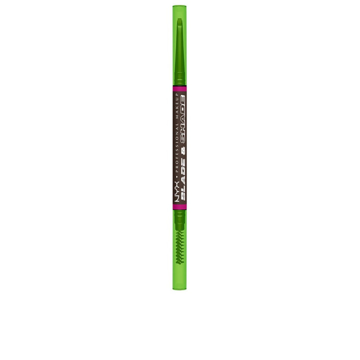 Creion de sprancene 2 in 1 NYX BLADE &amp; SHADE NANO 10 espresso 1 buc