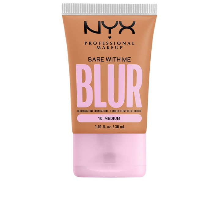 Fond de ten cu finisaj mat NYX BARE WITH ME BLUR 10 medium 30 ml