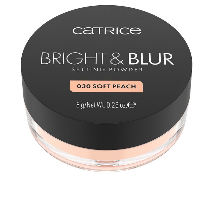 BRIGHT &amp; BLUR loose setting powder #030-Soft Peach 8 gr