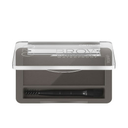 BROW powder set waterproof #020-brown 4 gr
