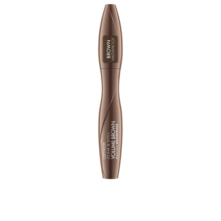 GLAM&DOLL máscara de pestañas volumen waterproof #brown 10 ml