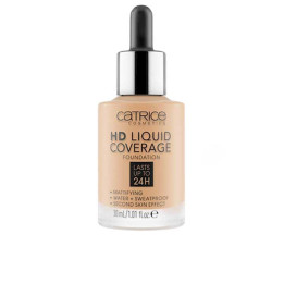 HD LIQUID COVERAGE FOUNDATION lasts up to 24h #032-Nude Beige 30 ml