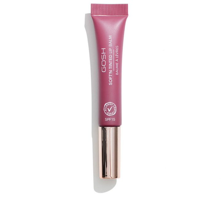 Luciu de buze cu proprietati hidratante GOSH SOFT'N TINTED 006 berry 8 ml