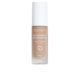 Fond de ten fluid cu finisaj mat GOSH HYDRAMATT SPF15 012 medium dark-neutral 30 ml