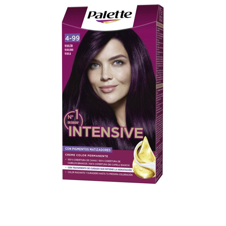 Vopsea de par permanenta pentru culoare intensa Palette INTENSIVE 4.99 violet 1 buc