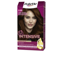 Vopsea de par permanenta pentru culoare intensa Palette INTENSIVE 5.68 maro rosiatic deschis 1 buc