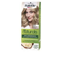 Vopsea de par permanenta pentru o culoare naturala si uniforma Palette NATURAL 8.1 blond deschis la culoare 1 buc