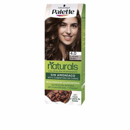 Vopsea de par permanenta pentru o culoare naturala si uniforma Palette NATURAL 4.0 castan mediu 1 buc