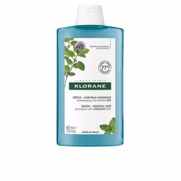 Sampon detoxifiant pentru par normal KLORANE A LA MENTA BIO 400 ml