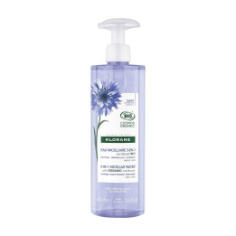 Apa micelara pentru demachierea tenului Klorane ACIANO BIO 400 ml