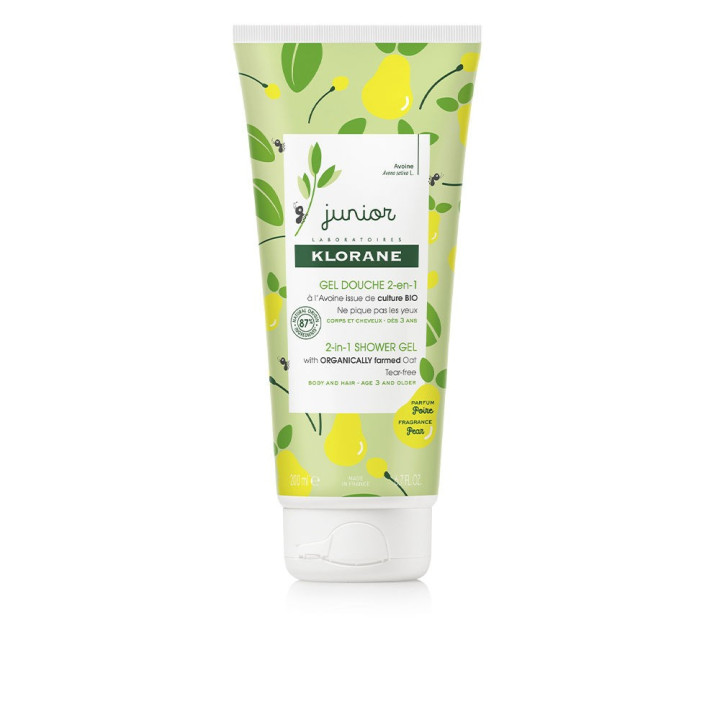 Gel de dus pentru corp si par KLORANE JUNIOR 200 ml
