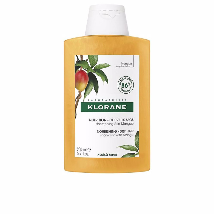 Sampon pentru par uscat si deteriorat KLORANE AL MANGO 200 ml