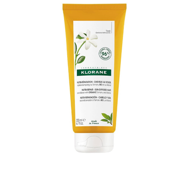 Balsam biodegradabil KLORANE POLYSIANES MONOÏ Y TAMANU BIO 200 ml