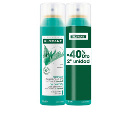 A LA ORTIGA champú seco seborregulador para cabello graso pack 2 x 150 ml