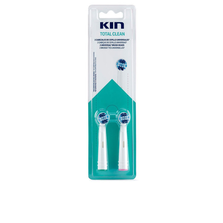 KIN TOTAL CLEAN universal electric brush head 2 units