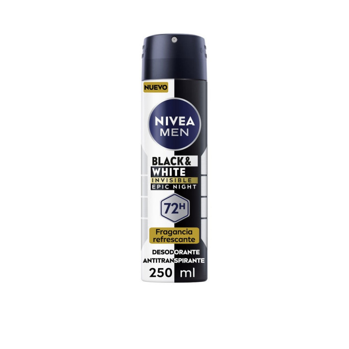 MEN BLACK &amp; WHITE INVISIBLE epic night spray 250 ml