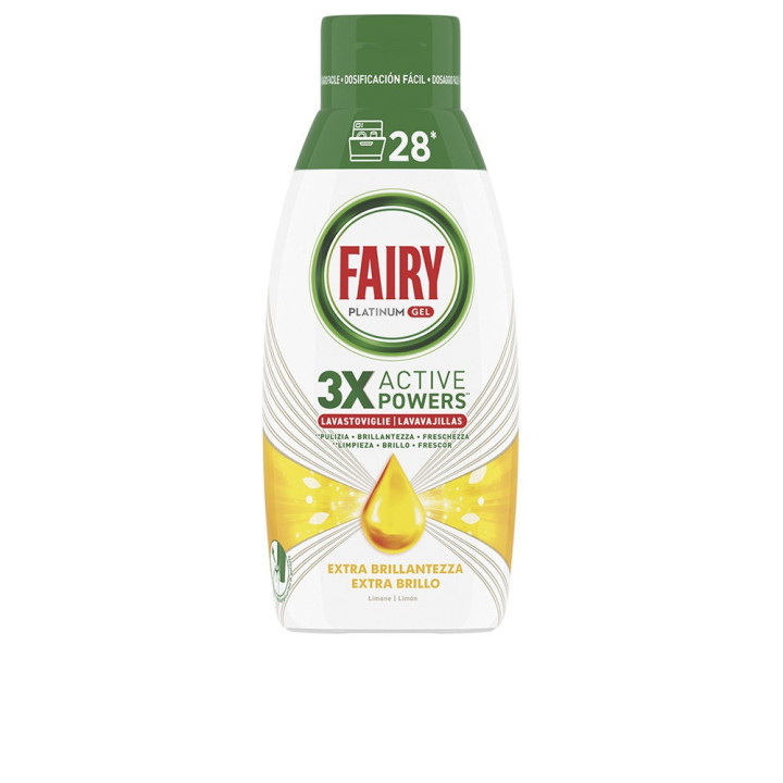 FAIRY PLATINUM lemon machine gel 28 washes