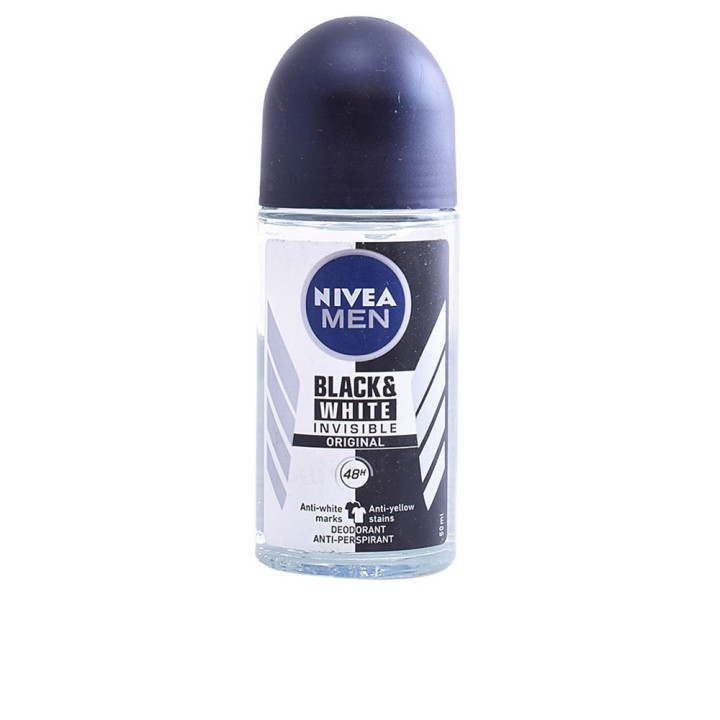 MEN BLACK &amp; WHITE INVISIBLE deo roll-on 50 ml