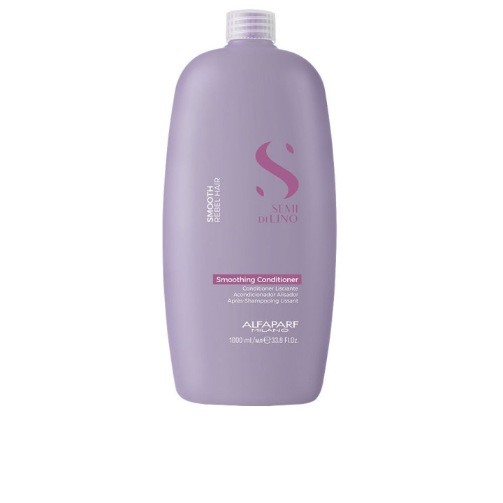 Balsam hidratant pentru netezirea si controlul parului rebel ALFAPARF SEMI DI LINO SMOOTH 1000 ml