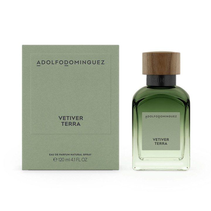 Apa de Parfum cu vaporizator pentru barbati ADOLFO DOMINGUEZ VETIVER TERRA 120 ml