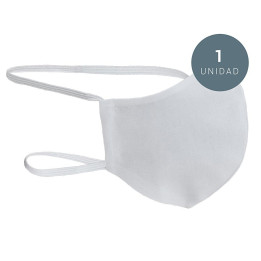 R40 ADULTO máscara protectora higiénica 40 usos #blanca 1 pz