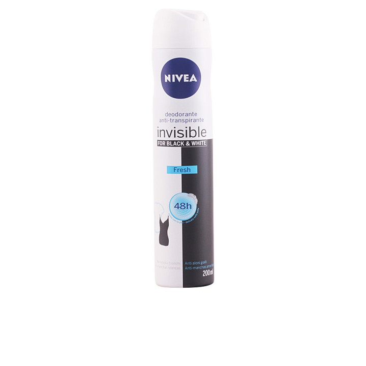 Deodorant spray pentru toate tipurile de piele Nivea BLACK &amp; WHITE INVISIBLE FRESH 200 ml