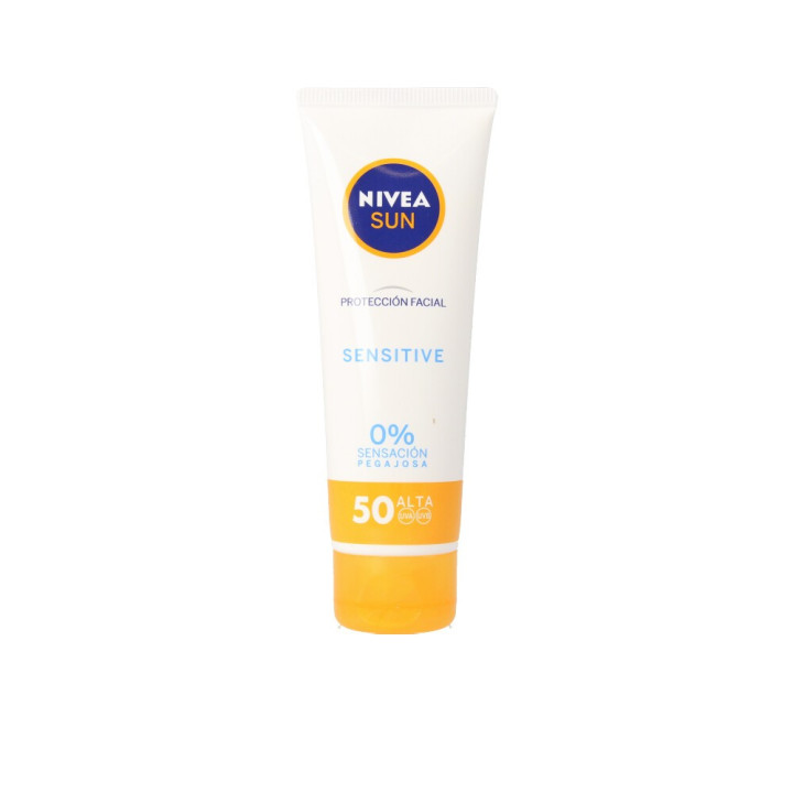 Crema pentru ten sensibil cu protectie solara NIVEA SUN FACIAL SPF50 50 ml