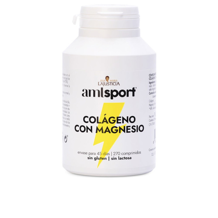 Supliment alimentar pentru sanatatea articulatiilor, oaselor, pielii si musculaturii amlsport COLÁGENO CON MAGNESIO 270 buc