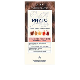 Vopsea permanenta pentru par PHYTO PARIS PHYTOCOLOR 6.77 maro deschis cappuccino 1 buc